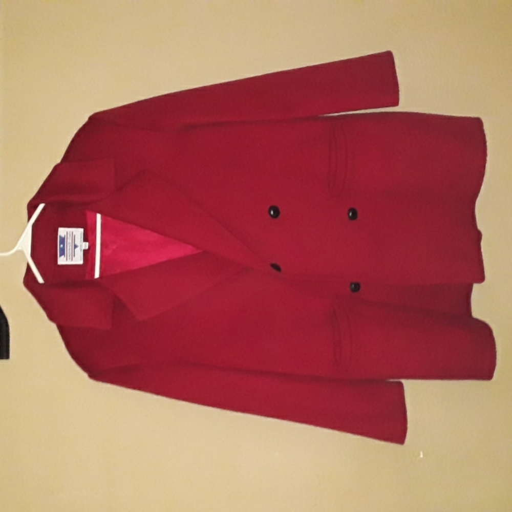 Red Wool Coat